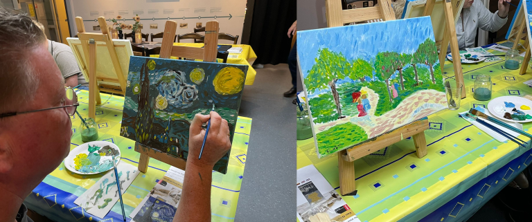Schilderworkshop voor jong en oud